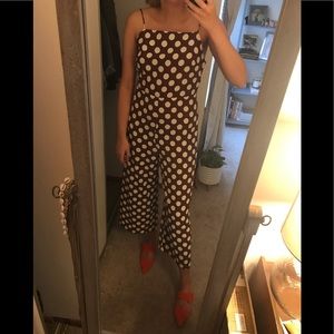 Polka Dot Topshop Jumpsuit
